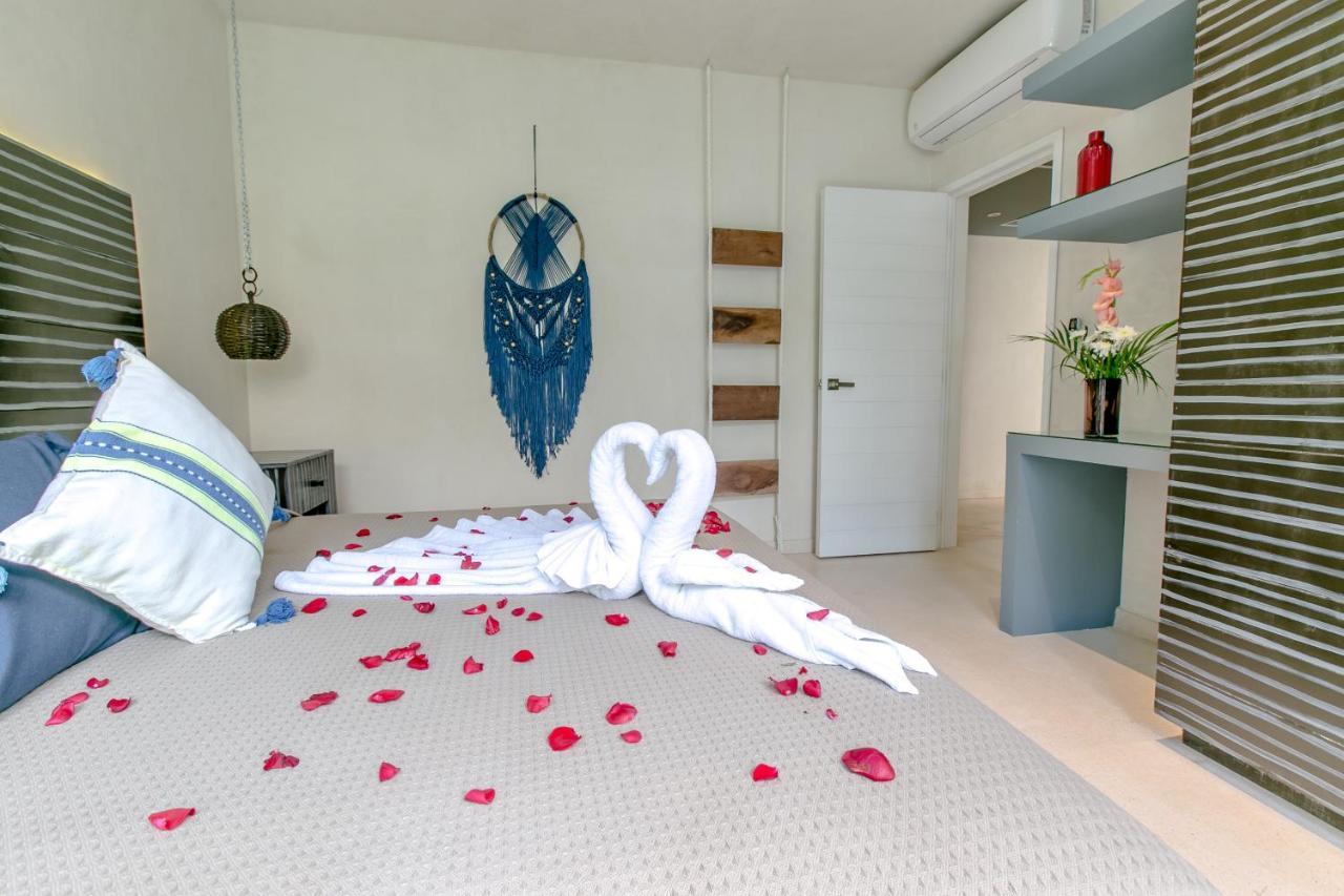 Alma De Flores Private Pools Suites トゥルム エクステリア 写真